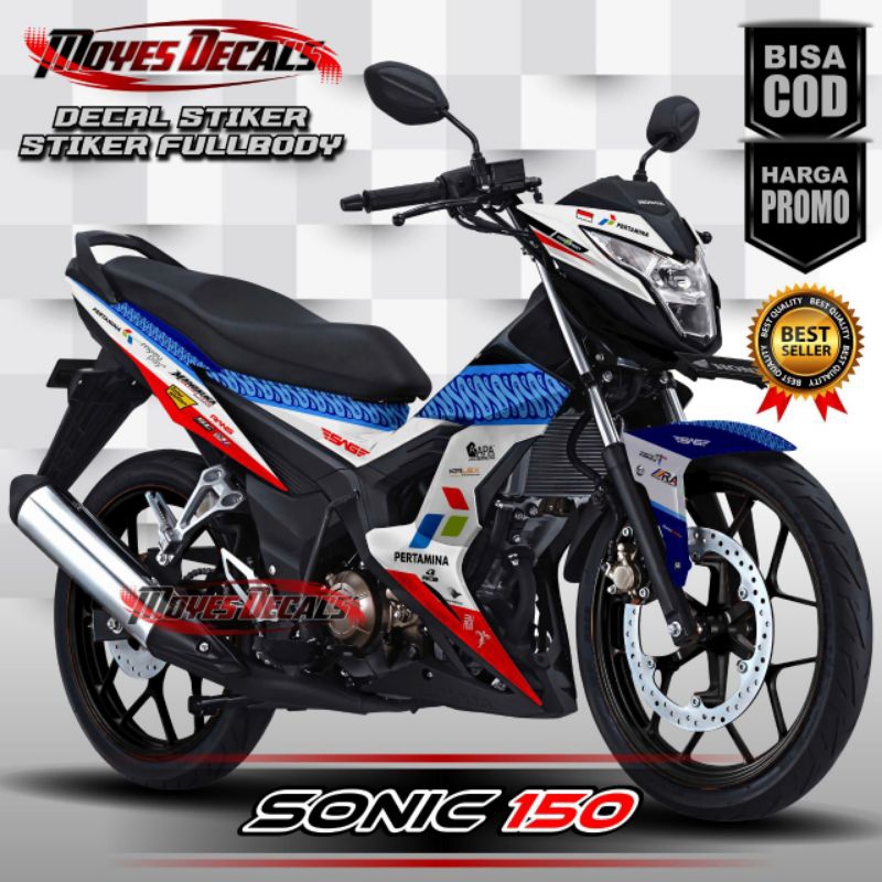 Decal Honda SONIC 150 Mandalika //Decal Sticker Honda Sonic 150 Full Body