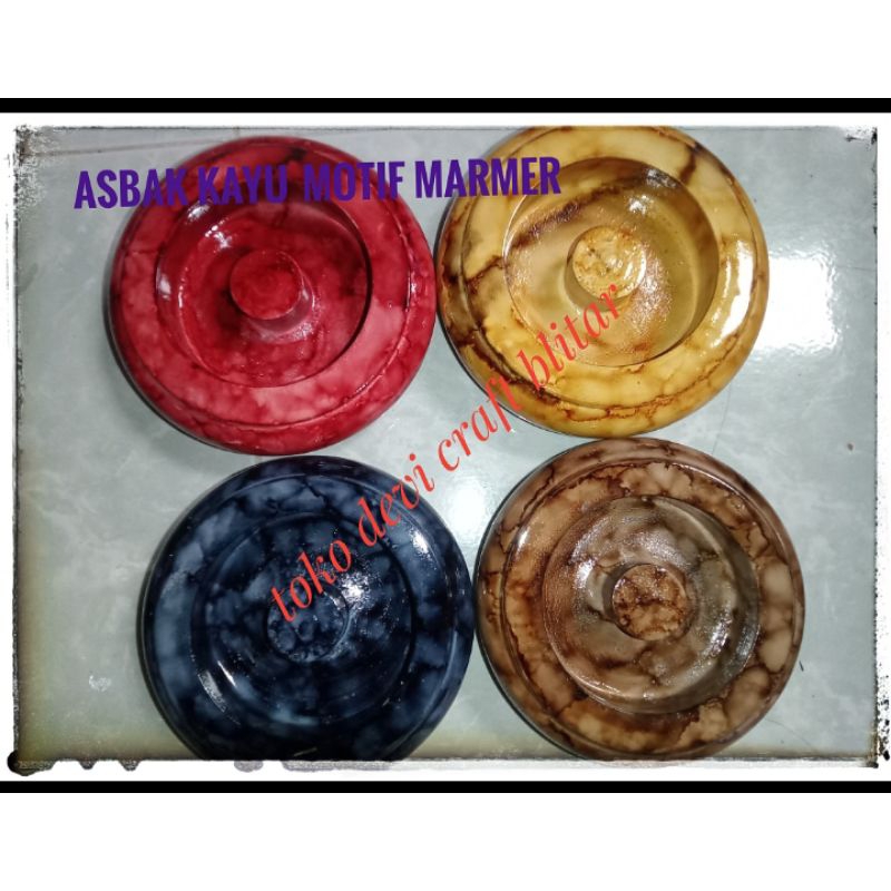 Asbak Kayu motif marmer diameter  14 cm Asbak Kayu, Asbak marmer, Asbak cantik