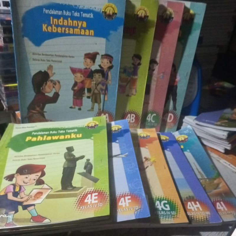 BUKU PENDALAMAN BUKU TEKS TEMATIK UNTUK SD KELAS 4 TEMA 4A,4B,4C,4D,4E,4F,4G,4H,4I, REVISI K13 PENER