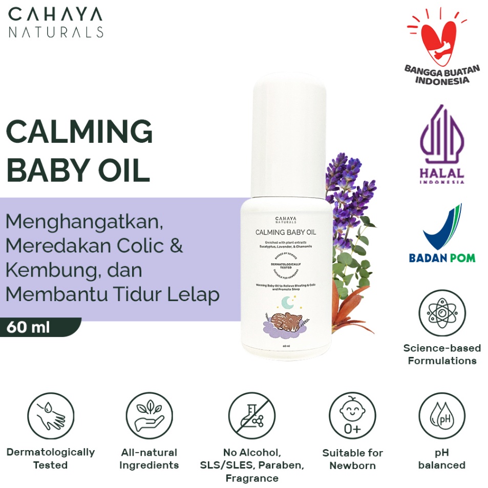

Calming Baby Oil 6ml Cahaya Naturals Minyak Penghangat Tubuh Pereda Perut Kembung dan Bayi dan Anak