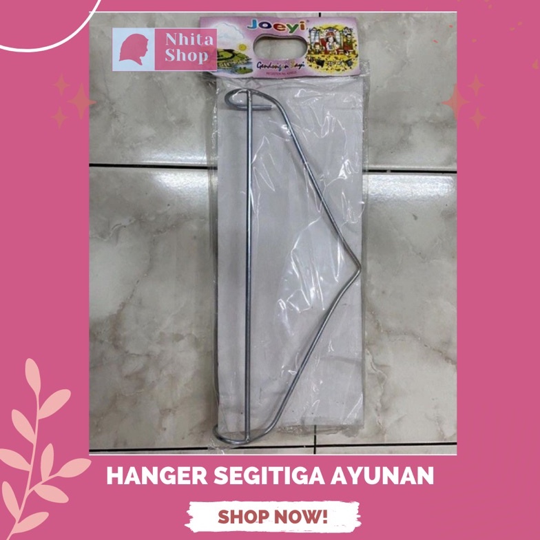 KODE E95J Makassar Besi segitiga ayunan bayi Hanger segitiga ayunan PER