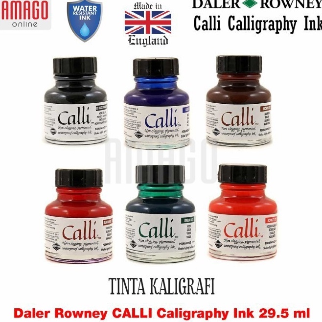 

DALERROWNEY Calli Calligraphy Ink 295ml Pilih Warna