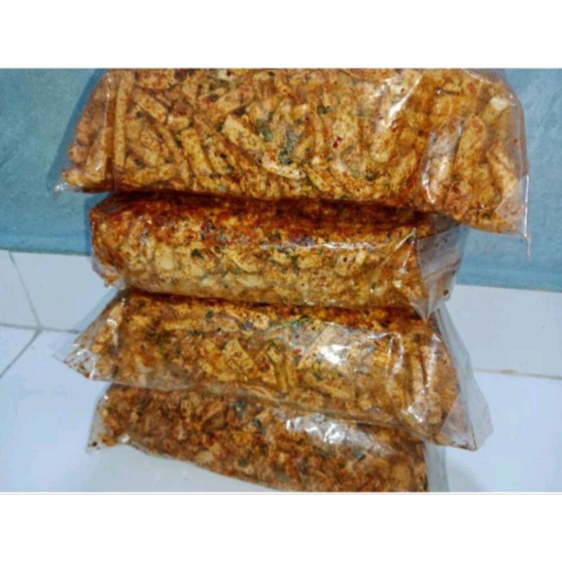 

Basreng pedas daun jeruk 500 gram