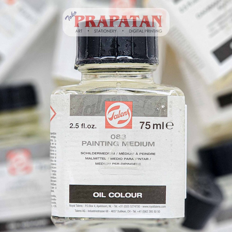 

Ready Stock Talens Oil Medium Varnish 75ml Medium Cat Minyak