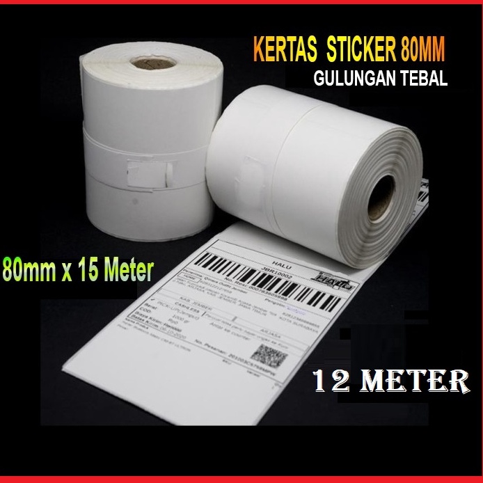 

Produk Ekslusif Bozzbuy Kertas Stiker Label Printer Thermal 8x5mm Continuous
