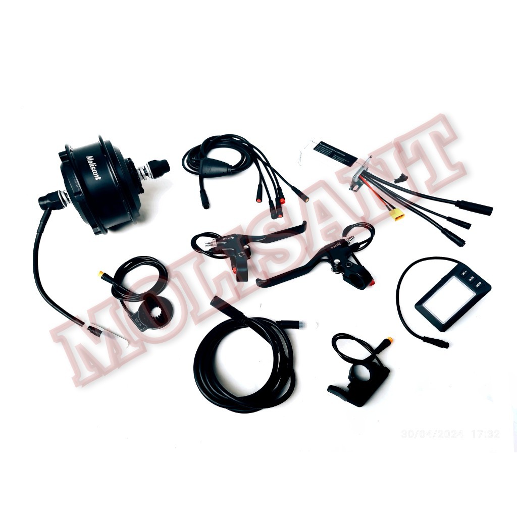 ebike kit bldc sepeda listrik front hub 350w 36/48v waterproof