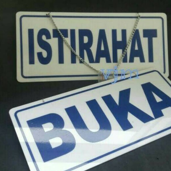 

Diskon Promo Acrylic papan buka istirahat sign label akrilik