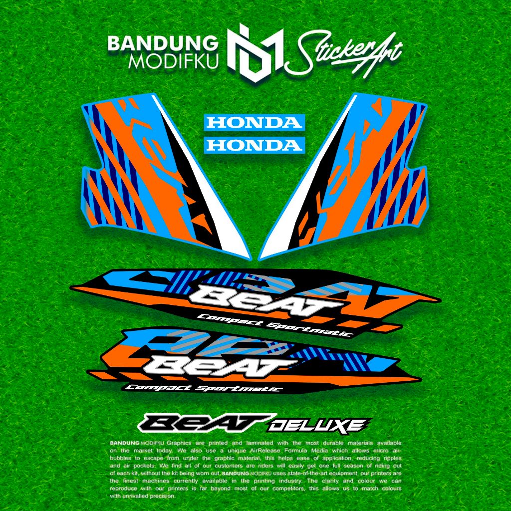 Stripping Honda Beat Deluxe 2021 / MOTIF 1 / BANDUNG MODIFKU / Stripping Beat  / BANDUNG MODIFKU