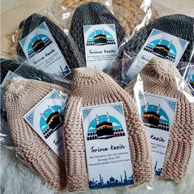 Peci Oleh Oleh Haji Umroh / Peci Souvernir Haji Umroh / Oleh Oleh haji Murah