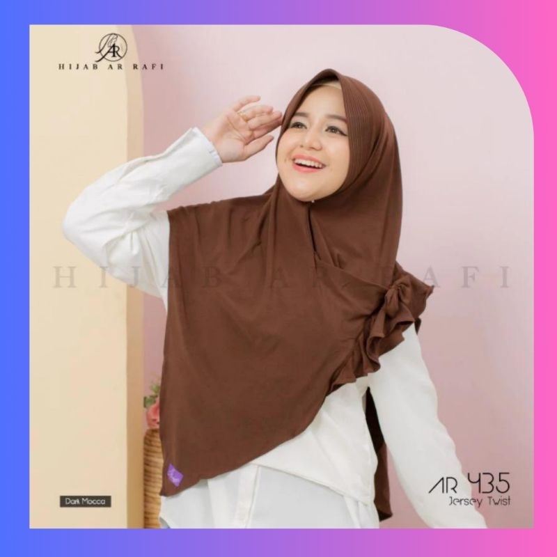Terlaris √ AR 435 STD HIJAB AR RAFI INSTAN