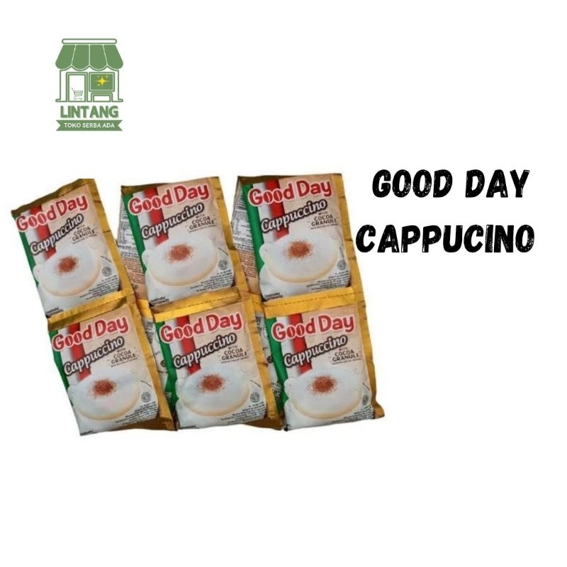 

[satuan] good day cappucino sachet, kopi instan, kopi goodday 25gr