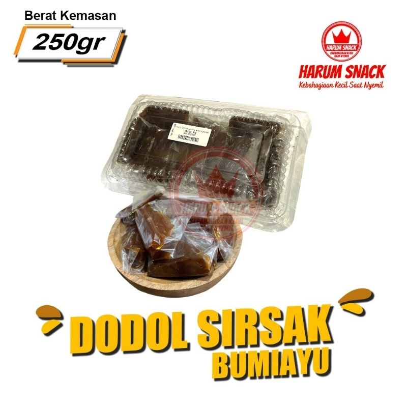 

DODOL SIRSAK 250 Gram ASLI BUMIAYU JAJANAN TRADISIONAL [Harum Snack Official]