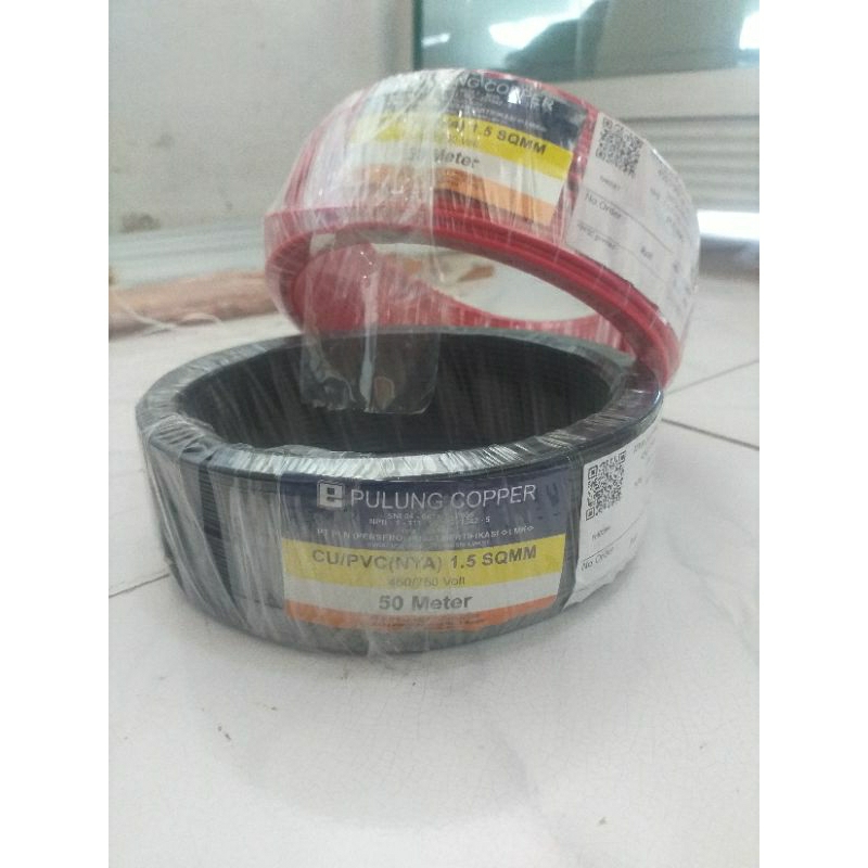 kabel NYA pulung copper 1 x 1.5 mm