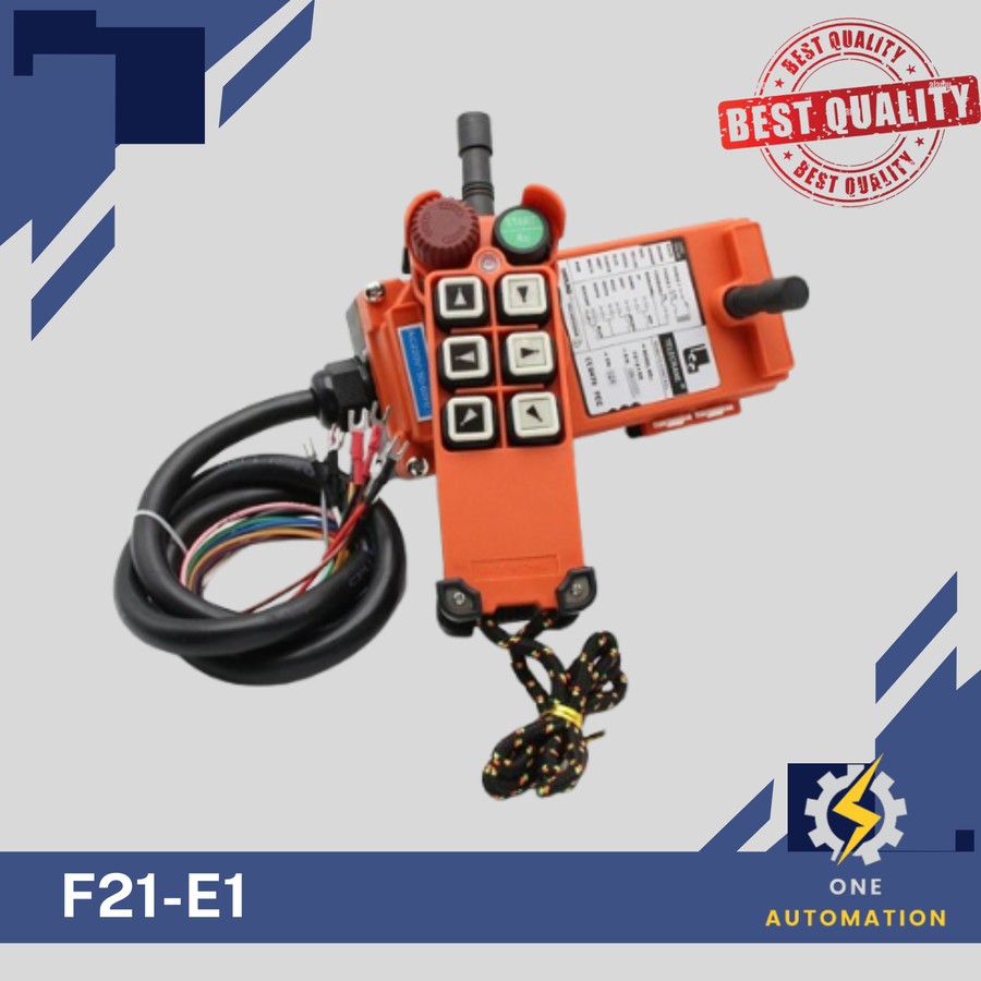 F21-E1 RX F21-E1B Industri Rantai Hoist Crane Radio Remote Control 24VDC READY STOK