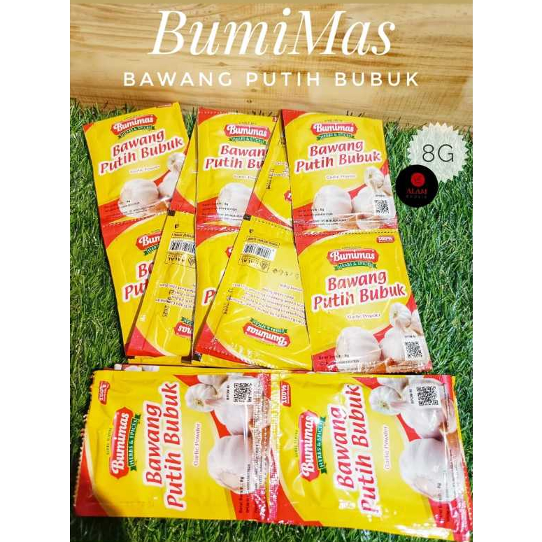 

Bumimas Bawang Putih Bubuk 8gr 1renteng 12pcs