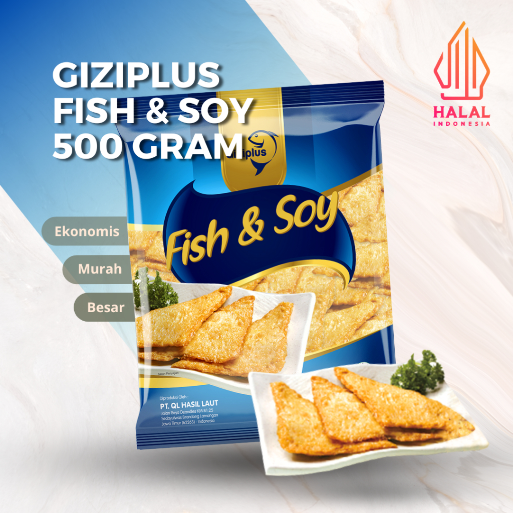 

[GROSIR] GIZIPLUS FISH & SOY 500 GRAM