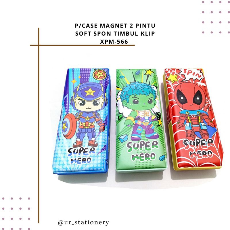 

KOTAK PENSIL/TEMPAT PENSIL SUPERHERO XPM-566-8