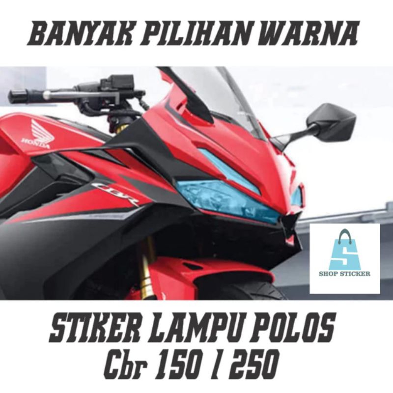 Stiker sticker lampu depan mata sama alis Honda new CBR 150 R
