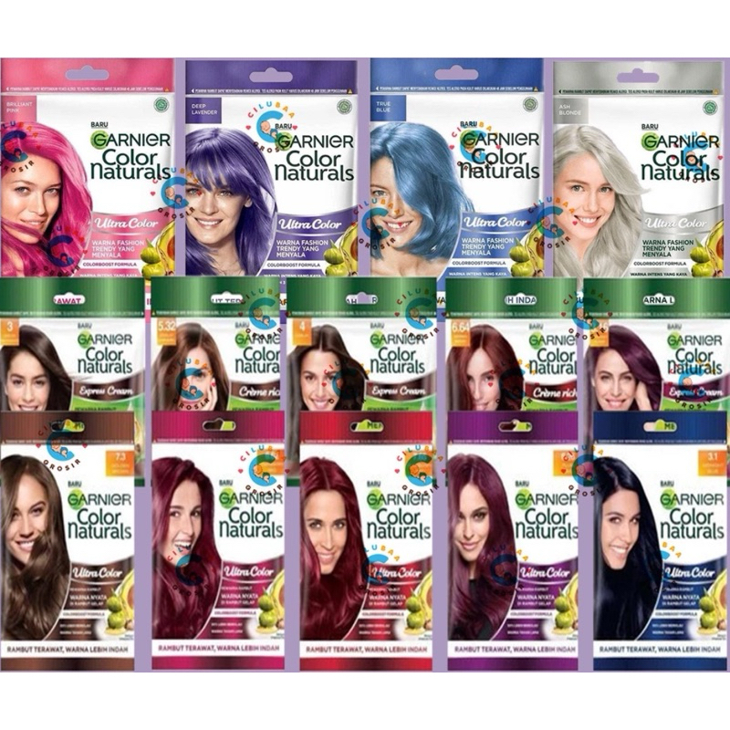 Garnier Color Naturals Sachet || Garnier Pewarna Rambut Natural Sachet
