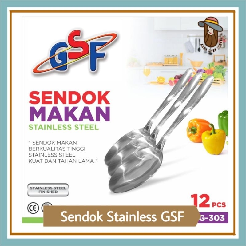 SENDOK MAKAN GSF-303/SENDOK MAKAN STAINLESS GSF303