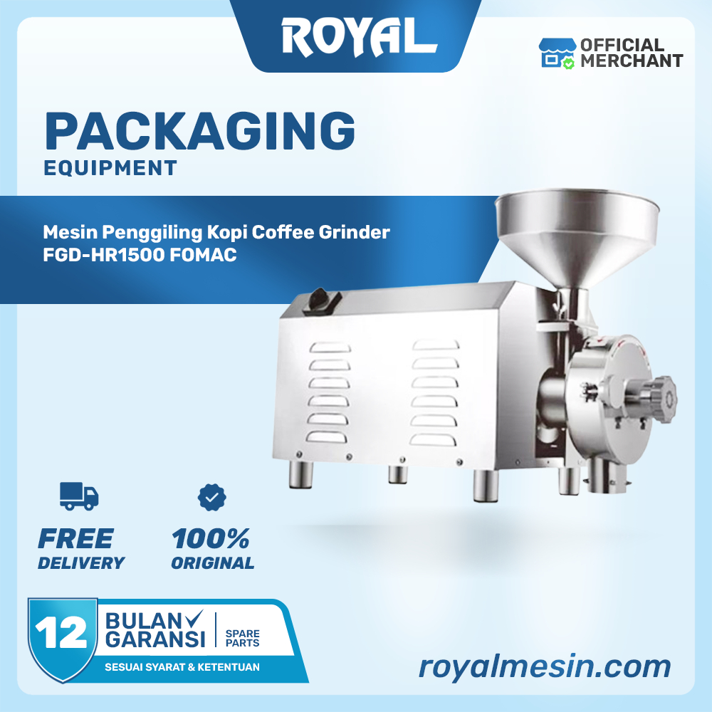 Mesin Penggiling Kopi Coffee Grinder FGD-HR1500 FOMAC