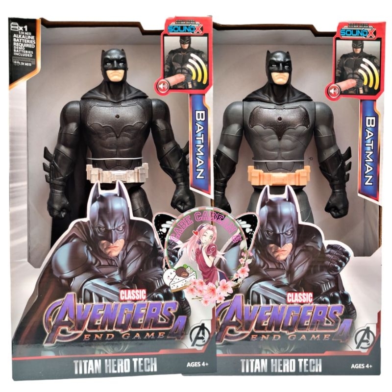 Batman Mainan Action Figure Bersuara 30cm Box Super Hero DC