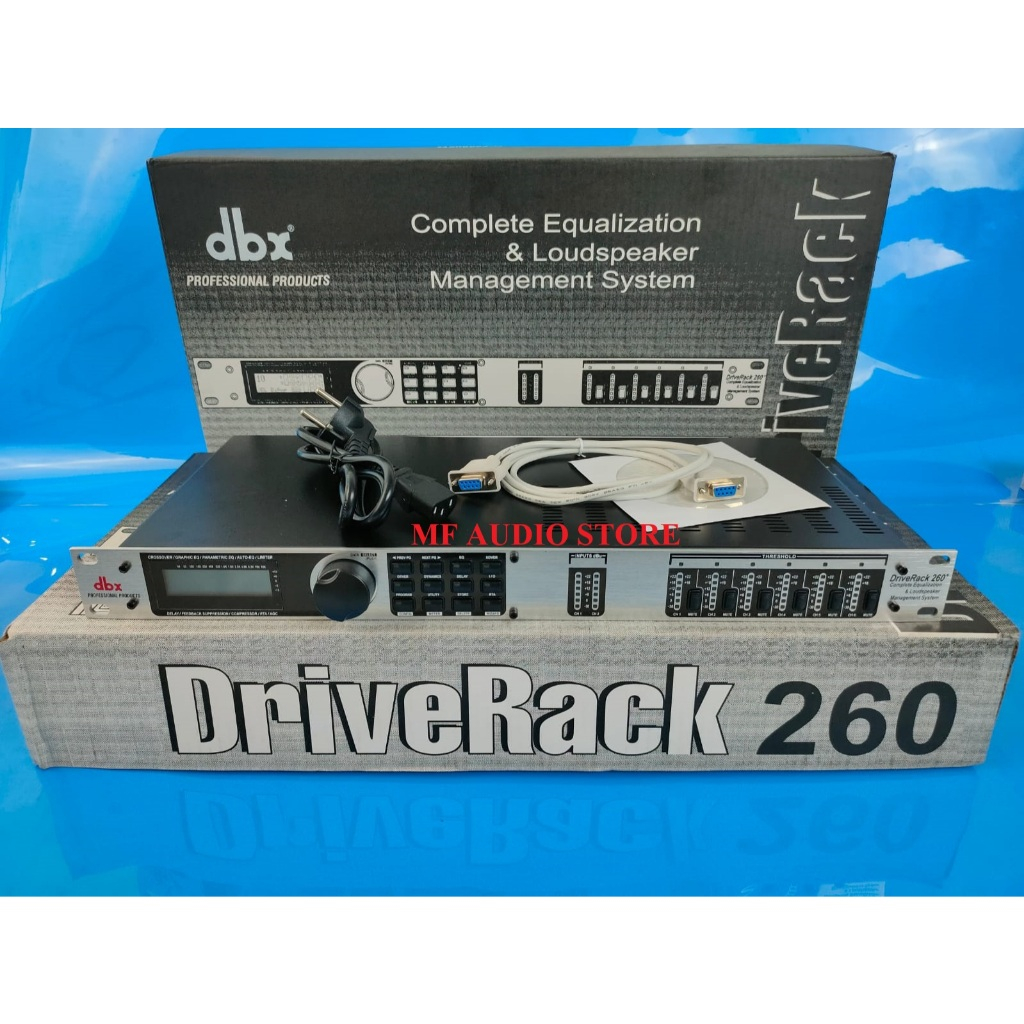 SPEAKER MENEGEMENT DBX 260+ / DBX 260+ Speaker Management 2in 6out Warna Silver