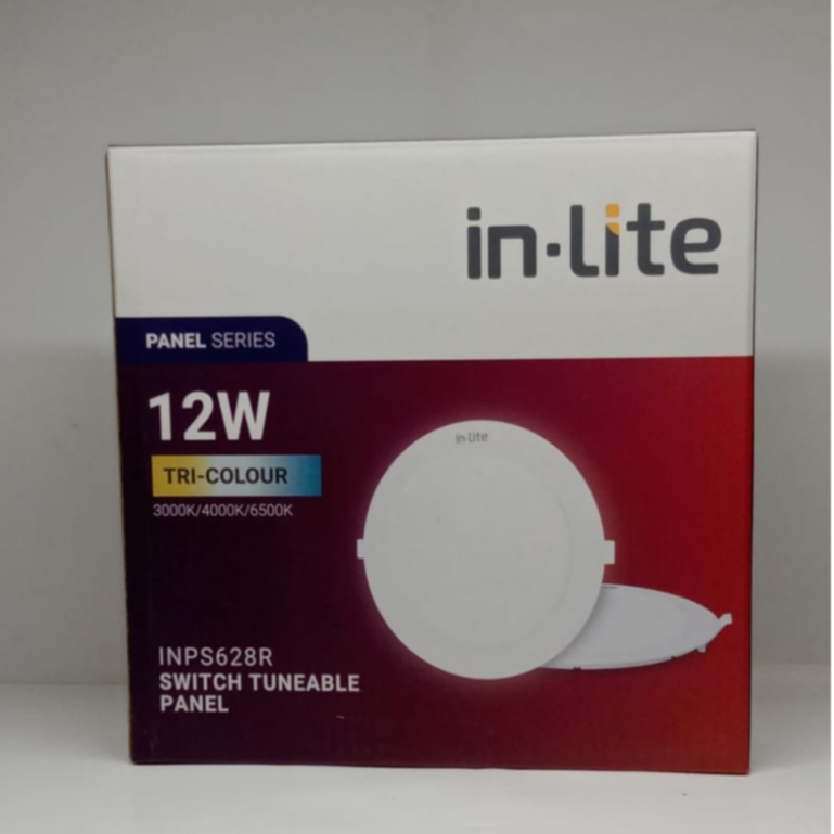 LAMPU LED PANEL INBOW TRI-COLOUR INLITE 12 WATT  & 6 WATT