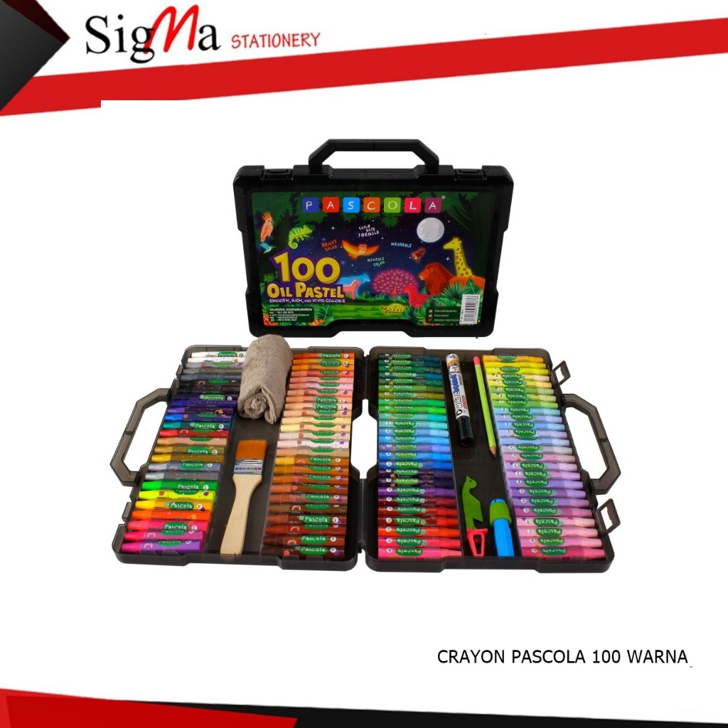 

Pus Crayon Murah PASCOLA 100 warna