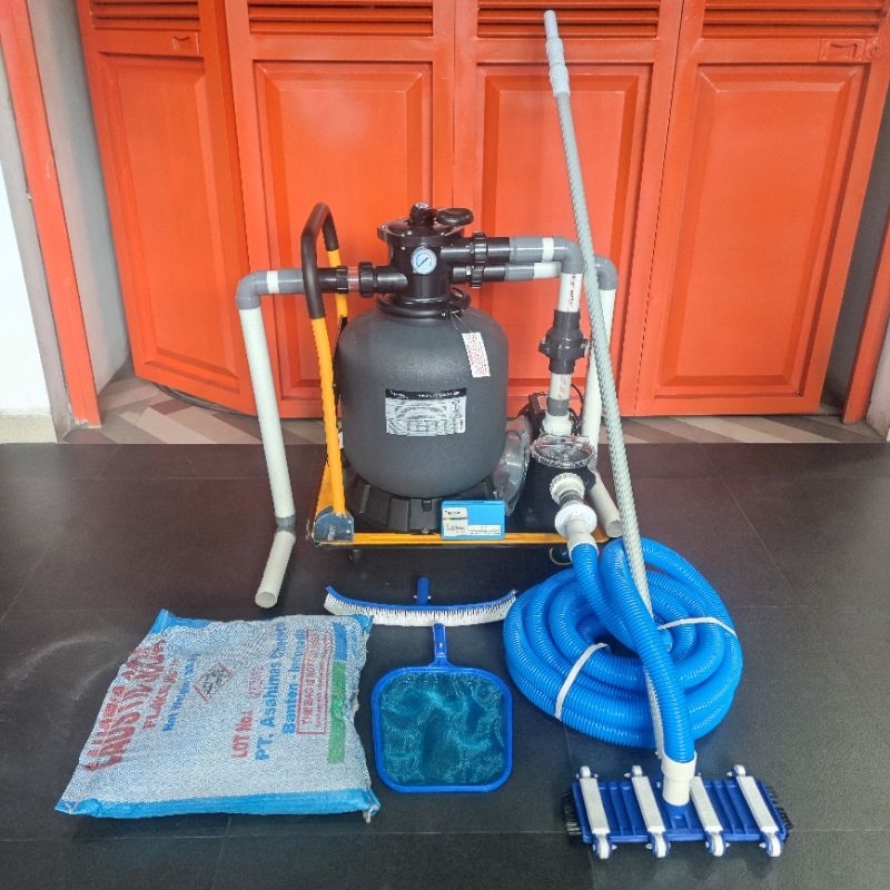 Paket Mesin Vacuum Kolam Renang 1/2hp 3/4hp 1hp Paket Lengkap Mesin Vacuum  kolam Renang