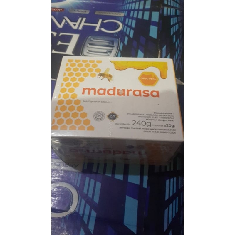 

PROMO MADURASA 1BOX 12 SACHET @20ML- MADU SACHET