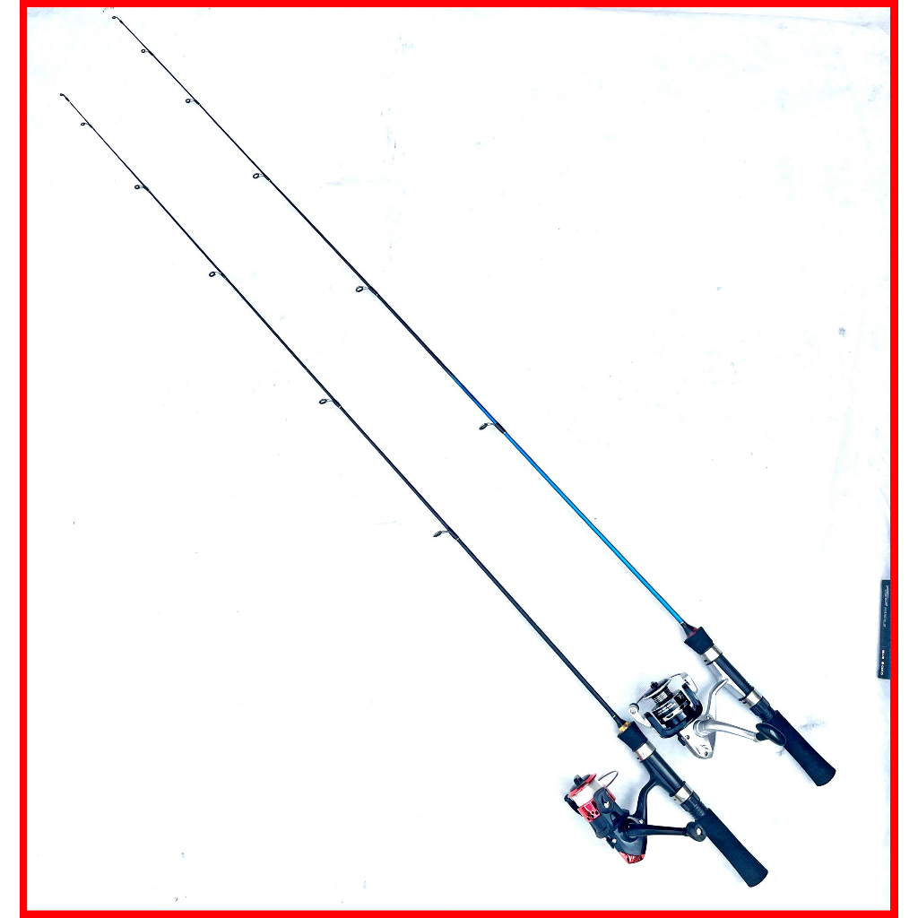 Joran pancing casting microfishing wader super lentur fiber solid 135 150 cm