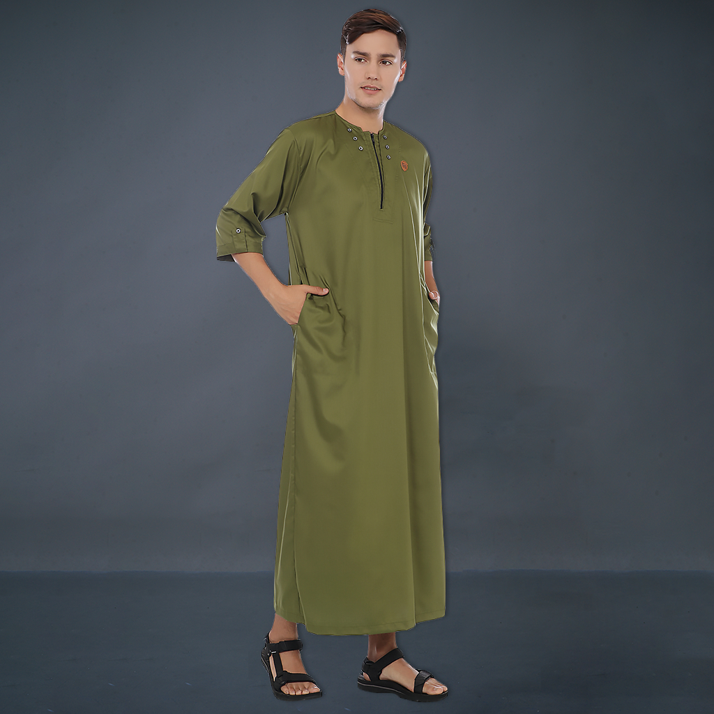 New Kawan Muslim - Jubah Gamis Pria Muslim Toyobo Lengan Pendek Kekinian Kawan Muslim