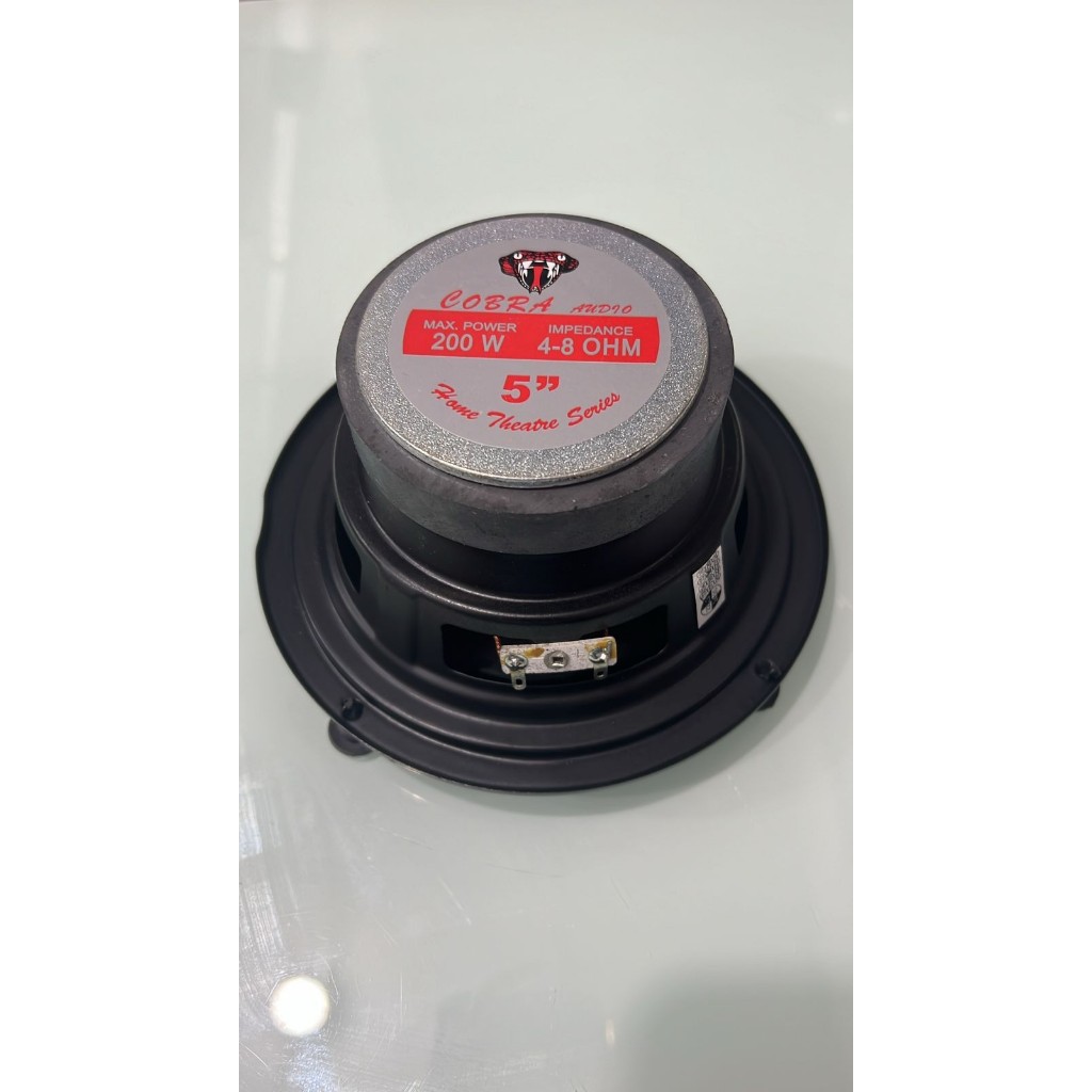 Speaker Woofer 5 inch Cobra Audio 5" 5in 200 watt 4-8 Ohm