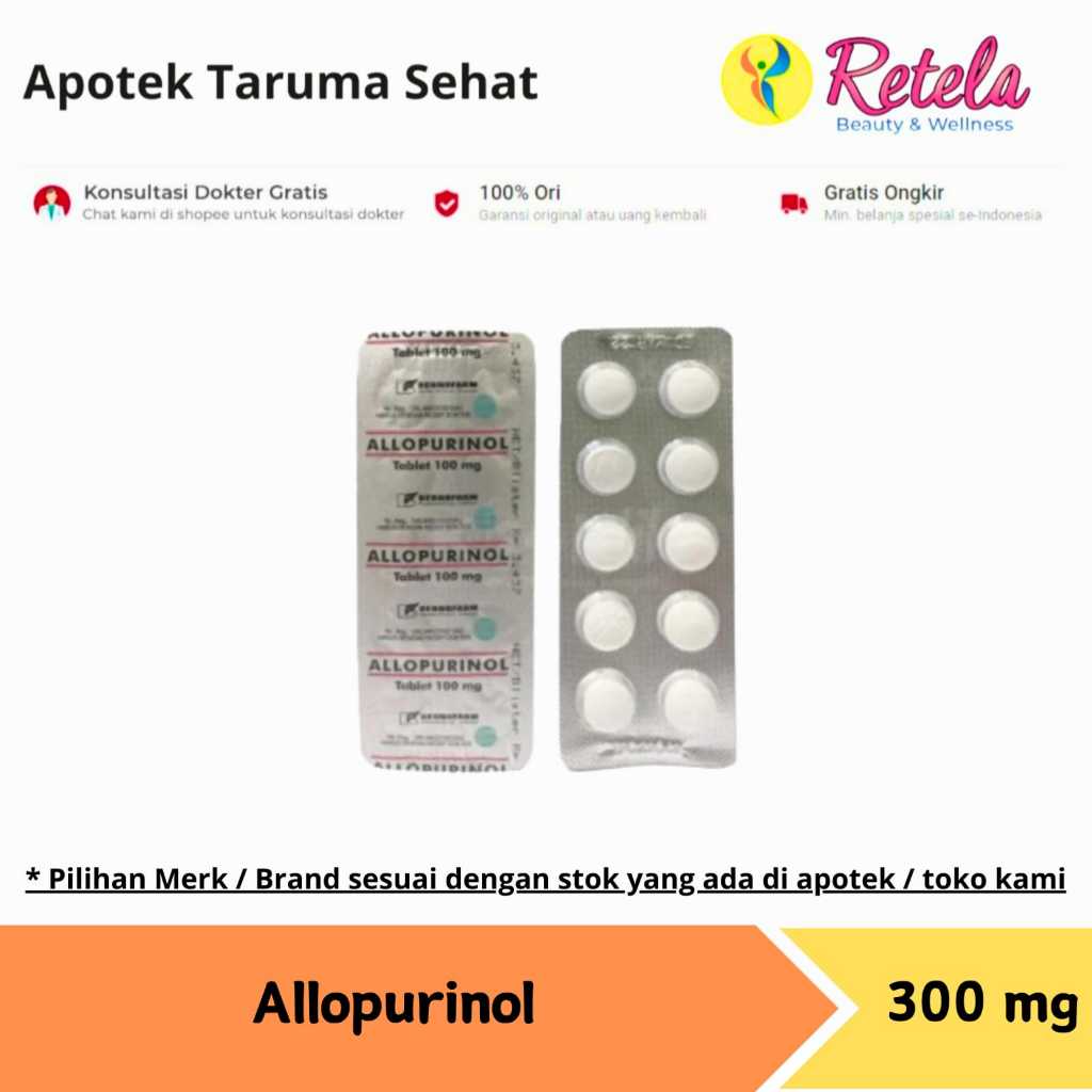 Allopurinol 300 mg 10 Tablet