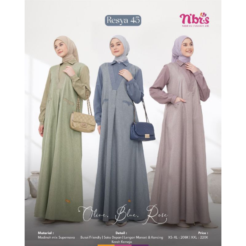 Gamis nibras Resya 45