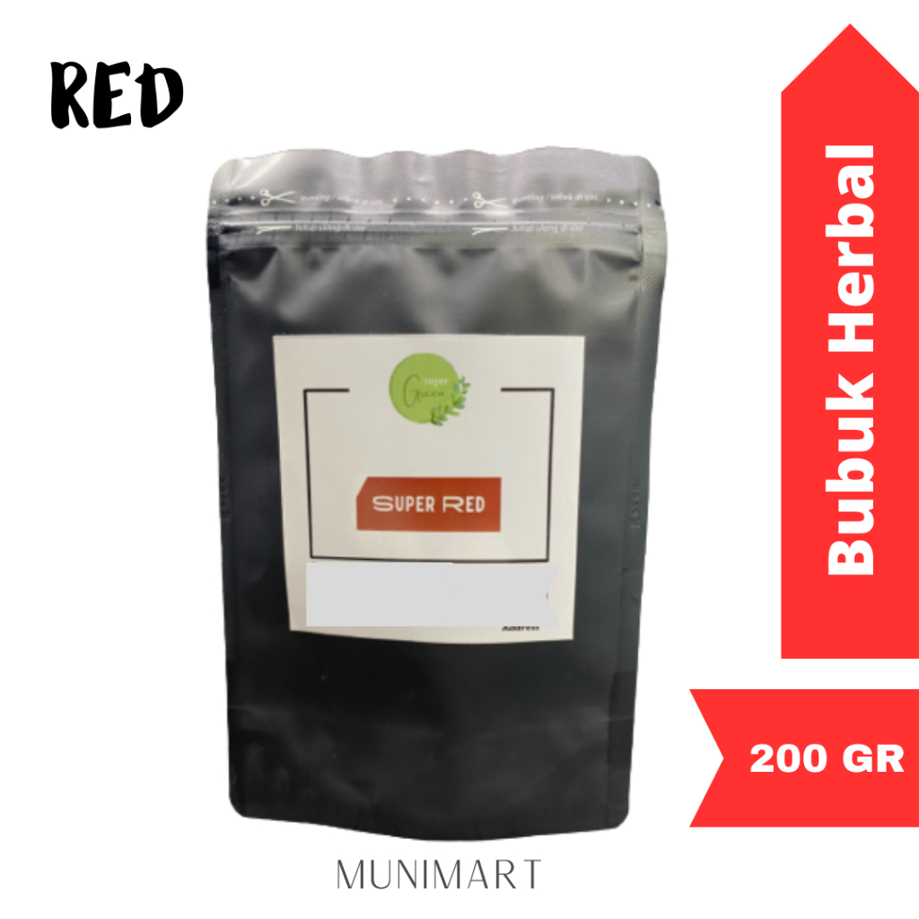 

Kemassan 200Gr Red merah bubuk herbal terbaik