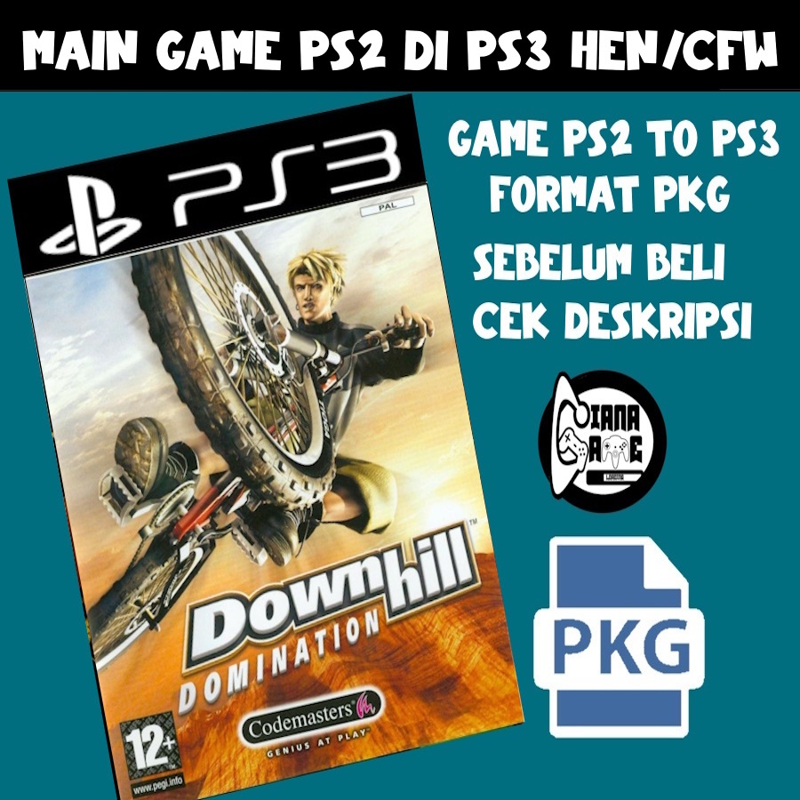 Downhill domination pkg ps3 - dvd