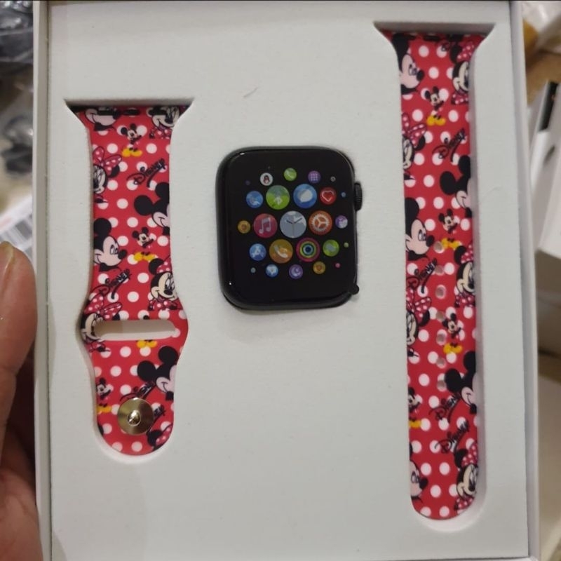 Jam tangan anak remaja dewasa smartwatch tali nasa smart watch fundo iwo imo