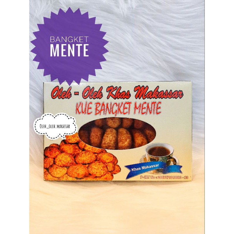 

Kue Bangket Mente khas makassar