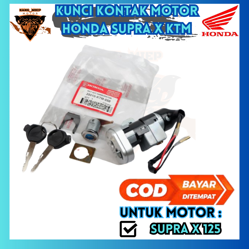 KUNCI KONTAK SUPRA X 125 / KUNCI KONTAK ASSY HONDA - MOTOR SUPRA X 125 KTM
