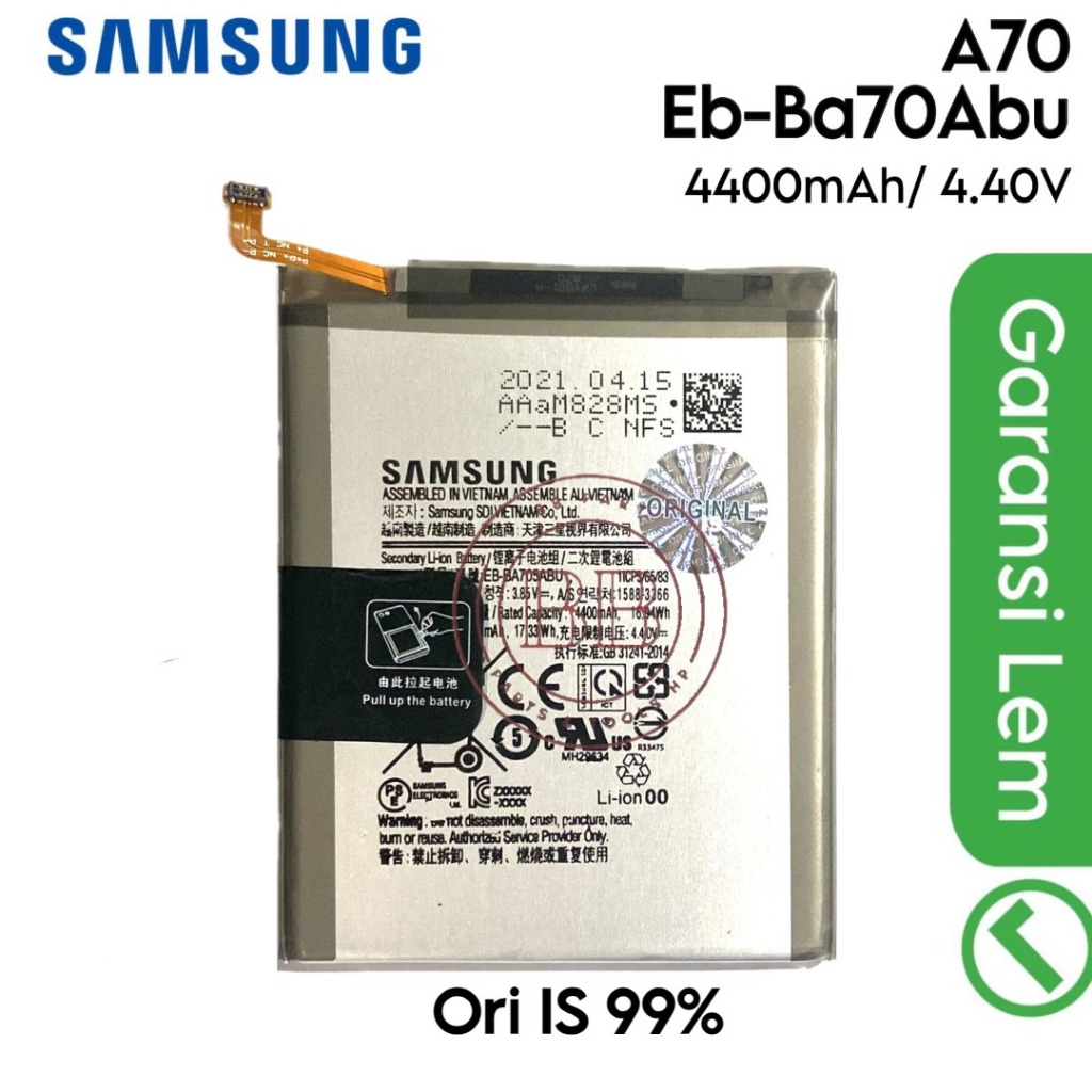 Baterai EB-BA705ABU Sams Galaxy A70 / SM-A705F / SM-A705FN / SM-A705GM / SM-A705MN / SM-A705 / SM-A7