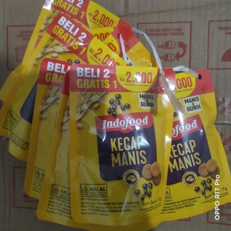 

Kecap Manis Indofood 77g Beli 2+1