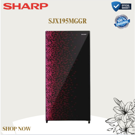 SHARP KULKAS 1 PINTU SJX195MGGR128L/SJX-195MGGR/SJX 195MGGR/SHARP KULKAS 1 PINTU ORIGINAL BERGARANSI