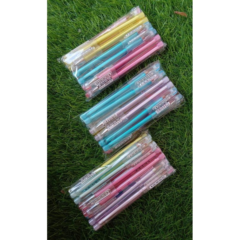 

Bolpoin Gel Warna Warni Isi 12pcs