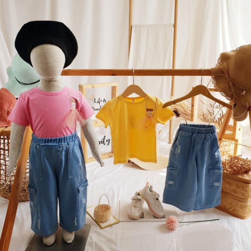 GI - DAE - SETELAN CELANA ANAK CEWEK IMPORT