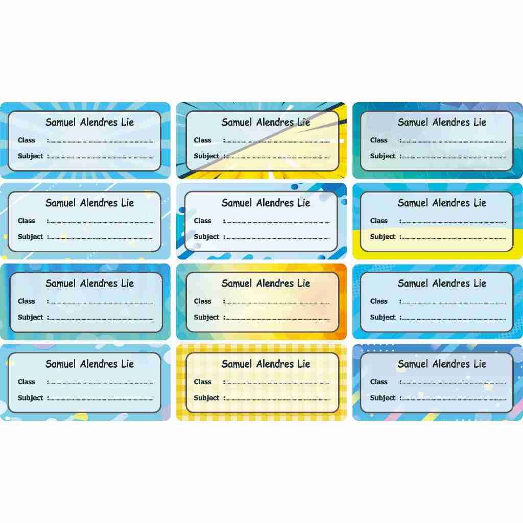

LABEL BUKU PELAJARAN MOTIF POLOS RB9