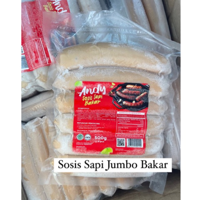 

Andy Sosis Jumbo Bakar Ori 500gr ~ GALERI PLASTIK FROZEN FOOD