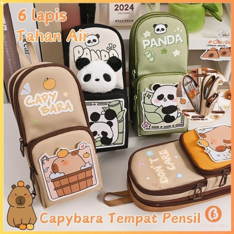 

【Penjual Lokal】Kotak Pensil Pola Kartun Multifungsi Kotak Pensil Kapasitas Tinggi multi-lapisan Kotak Pensil Bahan tahan air Sanrio