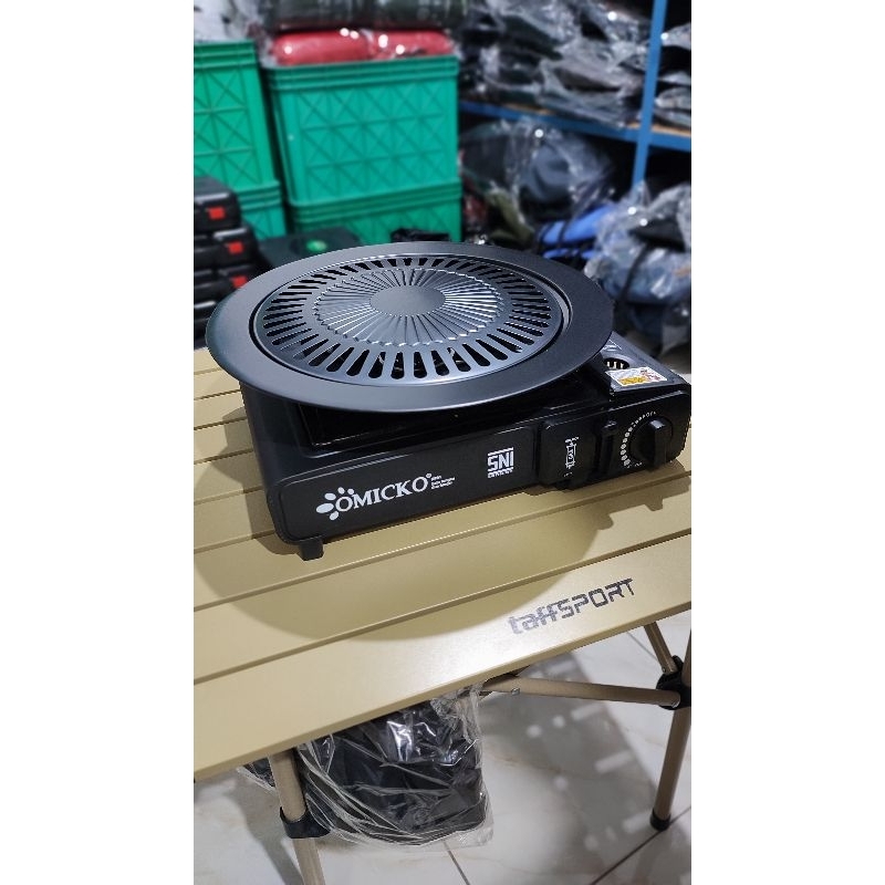 paket kompor grill camping Portable kompor anak kost kompor barbeque